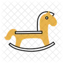 Horse Rocking Child Icon