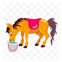 Horse Drinking  Icon