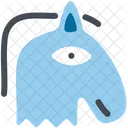 Horse Beast Blue Horse Icon