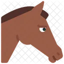 Horse Face Agriculture Icon