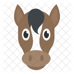 Horse Head Icon - Download in Flat Style