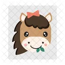 Horse Animal Farm Icon