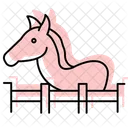 Horse In Fence Horse Fence Icon