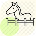 Horse In Fence Horse Fence Icon