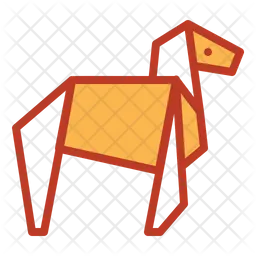 Horse Origami  Icon