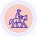 Horse Riding Sport Icon