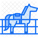 Horse Saddle Stable Icon