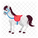 Horse Saddle Horse Cartoon Horse Stickers Icon