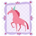 Horse with party hat  Icon
