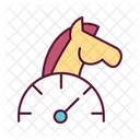 Horsepower Engine Power Speedometer Icon
