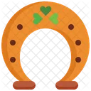 Horseshoe St Patrick Day Luck Icon
