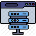 Hospedagem Tecnologia Web Ícone