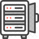 Hospedagem Armazenamento Banco De Dados Ícone