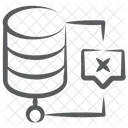 Hospedagem De Banco De Dados Hospedagem De Servidores Rede De Banco De Dados Ícone
