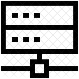 Alojamento de base de dados  Ícone