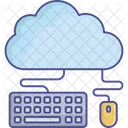 Big Data Computacao Em Nuvem Informacoes Em Nuvem Icon