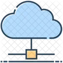 Hospedagem Em Nuvem Hospedagem Armazenamento Ícone