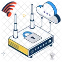 Alojamiento De Internet Alojamiento En La Nube Nube Icon