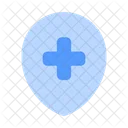 Hospital Map Point Placeholder Icon