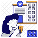 Hospital Building Architecture Icon