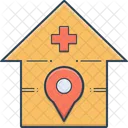 Hospital Location Clinic Icon