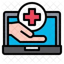 Hospital Medical Laptop Icon