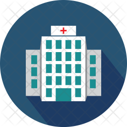 Hospital Icon - Download in Flat Style