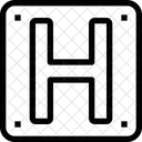 Hospital Sign Medical Icon