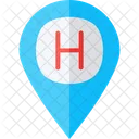 Hospital Map Pin Icon