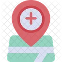Hospital Location Mark Maps And Location Icon
