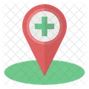 Hospital Add Place First Aid Icon