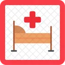Hospital Bed Monitoring Icon
