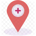 Hospital Maps And Location Map Position Icon