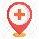 Hospital Healthcare Maps Icon