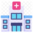 Flat Hospital Icon