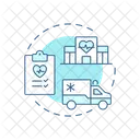 Hospital admission planning  Icon