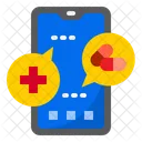 Mobilephone Covid Coronavirus Icon