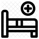 Hospital Bed Patient Care Icon