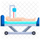 Hospital Bed Patient Bed Stretcher Icon