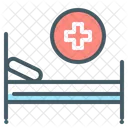 Bed Healthcare Hospital Icon