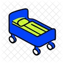 Hospital Bed Medical Health Icon