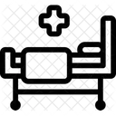 Ventilator Hospital Bed Paitent Icon