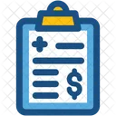 Hospital Bill Clipboard Icon