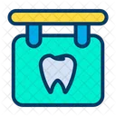 Dentist Board Dental Care Dental Hospital Icon