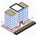 Clinic Pharmacy Hospital Building Icon