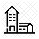 Hospital Building  Symbol