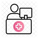Hospital Desk Hospital Reception Healthcare Icon