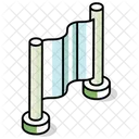 Hospital Divider Curtain Partition Icon