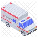 Hospital Emergency Service Ambulance Vehicle Icon