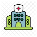 Hospital Clinic Healthcare Icon